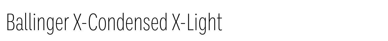 Ballinger X-Condensed X-Light